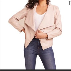 Faux leather Steve Madden BB Dakota jacket. Size Large Color Parchment